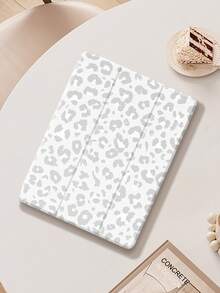 亮粉色豹纹iPad保护套，兼容iPad Air 4/5 (10.9英寸)、iPad 7/8/9 (10.2英寸)，内置Apple Pencil笔槽，也适用于Tab S6 (10.4英寸)、Tab A7 Lite (8.7英寸)，皮革保护套，适合作为返校、情人节、新年礼物。 - 彩色 - 查看 4