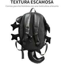 Mochila Impermeable con Diseño de Dinosaurio, Compartimento para Casco y Ropa, Gran Capacidad para Ciclismo, Senderismo y Viaje Trabajo(default) - Multicolor - Ver 5