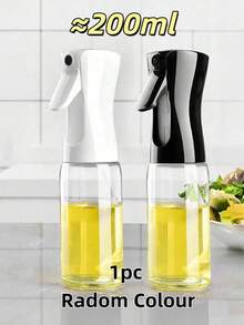 1pc Olive Oil Spray Bottle, Plastic Oil Sprayer Mister, Atomizer Bottle, Refillable And Reusable