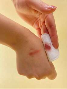 200/100pcs Disposable Round Makeup Remover Pads, Makeup Remover Pads, Travel Cleansing Set, 5.8*5.8cm, 3-Ply Thickened, Double-Sided Dual-Effect Cleansing Disposable Makeup Remover Pads - Multicolor - View 5