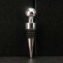 1个优雅心形水晶镶嵌酒塞，完美适用于婚礼、周年纪念日和浪漫庆典；也是保存葡萄酒的理想之选。| 浪漫配饰 | 耐用亚克力密封圈，圆形塞子，创意心形设计，欧美促销礼品，情人节派对，家居装饰，家居礼品 - 彩色 - 查看 15