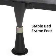 Set Of 6 Bed Frame Risers - Replacement Feet To Prevent Sliding, Fits Standard Bed Foot - Default - View 4