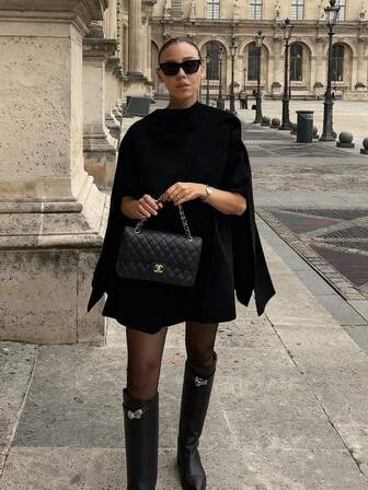 Women's Solid Color Asymmetric/Asymmetrical Loose Vacation Blouse