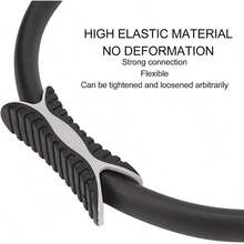 Yosoo Pilates Circle, Pilates Ring Espuma Acolchada Ejercicio Elstico para el Hogar - Negro - Ver 7