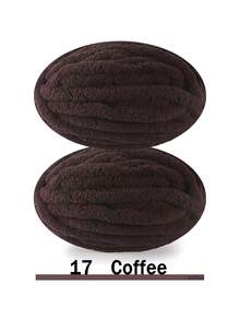 500克/250克超粗雪尼尔纱线，直径2厘米 - DIY手工编织毯，毛绒质感，厚实柔软的聚酯纤维，适合钩织舒适的枕头、毯子、地毯、宠物床、宠物窝、围巾、帽子、斜挎包等。