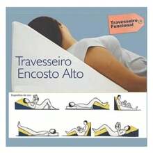 Triangular Therapeutic Backrest Pillow - Multipurpose - Yellow And Blue - Multicolor - View 6