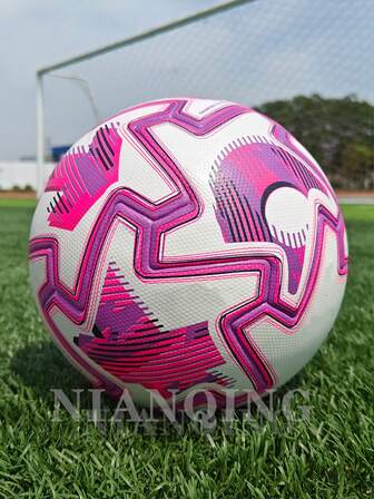 1 st. högkvalitativ sömlös värmebunden fotboll storlek 5 med högkvalitativt PU-läder, halkfri, slitstark, hög elasticitet, stabil, lätt att kontrollera, mjuk och inte skadlig för fötterna. Universal standardfotboll för inomhus och utomhus, träningstävling för vuxna, professionella fotbollar