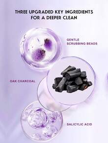 L'Oreal 巴黎欧莱雅男士专业炭净肤洁面啫喱，100毫升 - purple 100ml - 查看 5