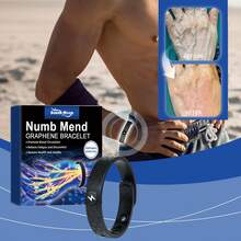 south moon Body Care Energy Wristband - Relieve Wrist Hand & Joint Pain Anti-Static Reduce Numbness & Anxiety Anti Stress Soothe Fatigue & Discomfort Promote Blood Circulation Adjustable Bracelet - Black - View 2
