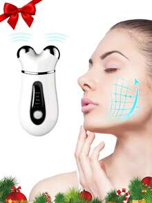 Um novo tipo de massageador facial e de pescoço, um dispositivo de beleza facial 3D com quatro modos, um dispositivo de cuidados com a pele e beleza para uso doméstico, uma ferramenta de cuidados para o rosto, pescoço e linha da mandíbula, um instrumento de beleza adequado para uso doméstico e viagens, e um presente perfeito para parentes e amigos.