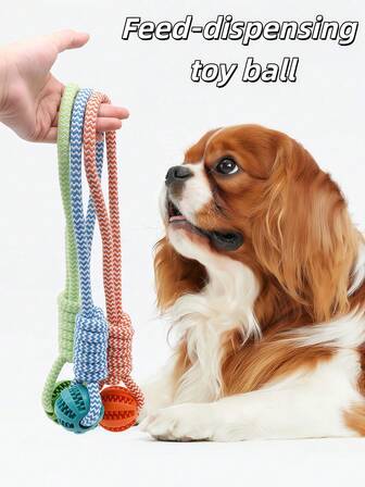 1 pieza Juguete de pelota de cuerda trenzada para perros con diseño de asa para un control fácil. El material de cuerda trenzada de alta calidad es duradero y resistente a mordeduras, diseñado especialmente para que los perros mastiquen. El diseño del asa facilita la interacción entre el dueño y la mascota. Juguete de pelota de cuerda trenzada para perros, juguete para perros con asa, juguete de pelota resistente a mordeduras para perros, juguete de entrenamiento de masticación para perros, juguete de recuperación para perros, juguete de tira y afloja para perros