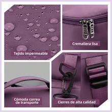 Maleta Deportiva Hombre Mujer, 42L Gran Capacidad Bolsa Impermeable de Deporte Gym con Compartimento para Zapatos, Bolsas de Viaje con Diseo de Separacin Hmedo y, Regalos UnisexPrpura - Púrpura - Ver 5