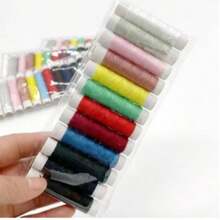 DIY刺绣指南、缝纫教程、缝纫入门指南，提升手工技能，适合初学者和刺绣爱好者，包含钩针编织、缝纫工具、钩针套装、缝纫套装和缝纫线。可作为礼物送给同学、朋友、老师，也可作为生日礼物、圣诞礼物。返校用品，大学宿舍必备，方便携带。 - 彩色 - 查看 13