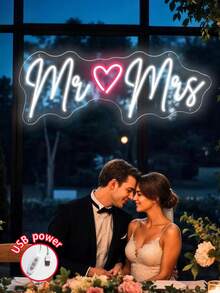 Biển hiệu neon tùy chỉnh, Biển hiệu neon LED có thể tùy chỉnh để trang trí phòng, Biển tên neon cá nhân hóa thủ công, Quà tặng đám cưới, Ngày lễ tình nhân, Ngày của Cha, Sinh nhật, Đèn ngủ LED trang trí nhà cửa, Phong cách thành thị, Trang trí thời trang, Tình yêu vĩnh cửu - biển hiệu neon đám cưới 2 - Xem 3