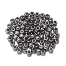 20-100 件/包 CCB 圆形大孔珠，多种款式选择，时尚休闲百搭金/银手工 DIY 串珠，适用于手链、项链、珠宝制作、吊坠、装饰配件 - 大孔珠 - 查看 30