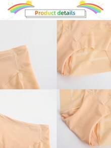 Mutandine modellanti senza cuciture da donna a vita alta, a righe, in rete, leggere e traspiranti, biancheria intima contenitiva per glutei e fianchi