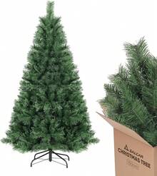 SALCAR Artificial Christmas Tree, 60 Cm - 270 Cm - 4號綠地 - 查看 1