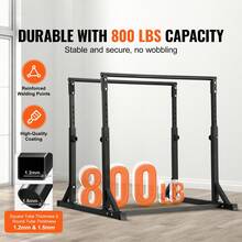 Dip-Stange, Schwerlast-Dip-Ständerstation Einstellbar 363 kg, Fitness-Workout-Dip-Bar-Station Stabilisator Parallette Liegestützständer, Parallelbarren für Krafttraining im Heim-Fitnessstudio - Parallelbarren, unten verbunden, 130 cm - Übersicht 2