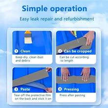 Self-Adhesive Waterproof Roofing Tape, Corrosion Resistant Waterproof Roll Material For Roof Leakage Repair - Nhiều màu - Xem 8
