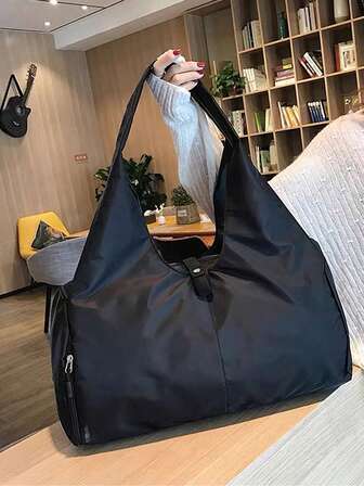 Bolsa organizadora de deportes al aire libre, bolso de yoga y gimnasio de gran capacidad, ligero y multifuncional de moda con correa de hombro cruzada