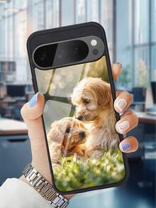适用于 Pixel 9 Pro/9 Pro XL/9A/Pixel 8 Pro/7 Pro XL/6A 系列的定制透明保护壳，个性化设计，独一无二，是送给男友、女友、家人、朋友、情侣、宠物爱好者的理想礼物，也适合生日、毕业典礼、婚礼、圣诞节、万圣节、冬季、舞会、秋季、母亲节、父亲节等各种场合。手机壳，手机配件 - 黑色 - 查看 6
