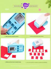 新款印章边框DIY打孔器印章形状工艺打孔器压花机圆形孔打孔器齿状打孔器压花