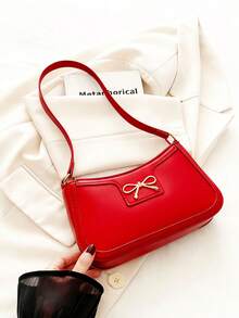 This New, High-Quality Women's Underarm Bag Is Stylish And Versatile, Suitable For Daily Commutes, Casual Shopping,Outdoor Dates,And Convenient Travel - Đỏ - Xem 1