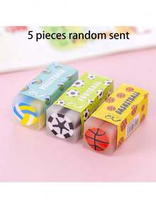 Eraser Eraser Ball Eraser Creative Cute Eraser Creative Cartoon Less Smear Fruit Sandwich Rubber - Multicolor - View 12