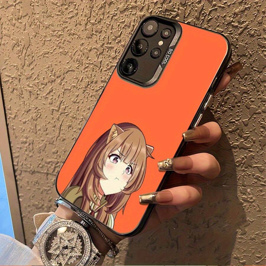 Expresiones lindas y enojadas de personajes de anime adecuadas para fundas de teléfono Galaxy S25ULTRA, S24PLUS, S23FE, S21PRO, S22, S20+, A03S, A05S, A14, A31, A53, A34, A10, A04E, M04, A33, A35, A55, A72, A71, A70, A22, A16, A06, A20S, A54, fundas dedicadas para teléfonos , resistentes a la suciedad, elegantes, modernas, coloridas en plata. - Mezcla de colores - Ver 1