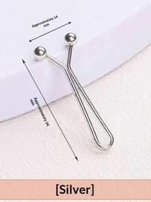 Simple Style Alloy Brooches & Pins Set - Versatile Metal Safety Pins For Scarves, Trousers, Collars, And Sleeves - No Plating, Detachable, Seamless Design For Daily And Sports Wear - All-Season Compatible