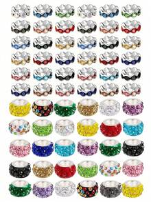 DIY Beaded Pen Craft Jewelry, New Hot-Selling DIY Jewelry Silicone Beads, New Hot-Selling DIY Jewelry Silicone Gradient Color Electroplated Colorful Beaded Pen Arts And Crafts, Suitable For Ballpoint Pen Jewelry, Crafts, Jewelry Making, Suitable For Making Holiday Gifts, New Year Gifts, Back To School Gifts, Valentine's Day Gifts, Jewelry Making Materials (Random Color Shipped) - Multicolor - View 9