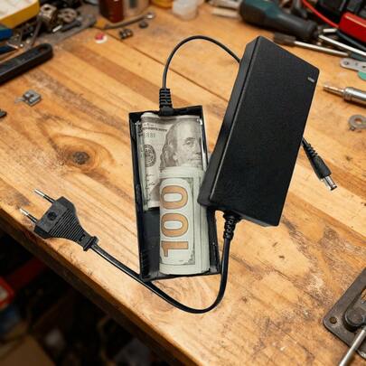 Kompakt och bärbar säkerhetslåda, lämplig för skrivbord, verktygslåda och grovkök