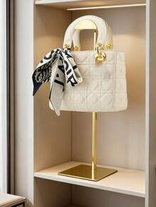 1pc Stainless Steel Handbag Display Stand, Upgraded Adjustable Round Inner Bar, Multi-Functional Display For Bags, Hats, Jewelry, Suitable For Home/Boutique, Rust-Proof, Durable, Easy To Install - Multicolor - View 5