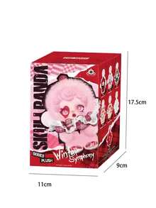 POP MART SKULLPANDA Winter Symphony Series Plush Keychain Blind Box Cute Doll Pendant Valentine's Day Gift Bag Charm Collectible Toy - White - View 9
