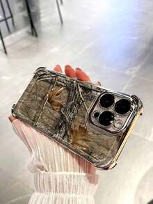 Camo Phone Case For Boyfriend Camouflage Tree Leaf Pattern Shockproof Phone Case For IPhone X/XS/11/12/13/14/15/16/17 &  S22/S23/S24/S25 Fashion Protective Cover - 樣式1 - 查看 5