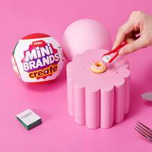 Mini Brands Create  Create Series 1 Capsule By ZURU - Mini Collectibles Blind Packaging, DIY, Novelty, Resin Play, Mini Replica Food, NOT Edible, Collectors, 8+(Random Style)