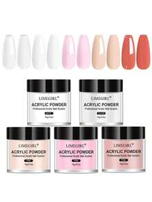 LIMEGIRL Professional Acrylic Powder Kit With Nail Powder And Manicure Tools - Perfect For DIY Nail Art Beginners - Multicolor - View 3