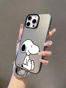 SNOOPY A Cartoon Animation  Dynamic Color Silver Shell Shockproof Tpu Material Phone Case Can Be Given As A Holiday Gift. It Is Applicable To Iphones. The New Model Is Suitable For IPhone13/14/15/16/17Pro Max Phone Cases - Nhiều màu - Xem 4