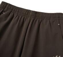 Adidas بنطلون رياضي نسائي جديد، كاجوال، قابل للتنفس، فضفاض ومتعدد الاستخدامات - بني - مشاهدة 3