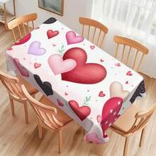 1pc Elegant Heart-Shaped Polyester Fabric Decoration, Suitable For Home, Kitchen, Garden, Holiday Parties, Weddings, Restaurants And Banquets, Wedding Season - Multicolor - View 11