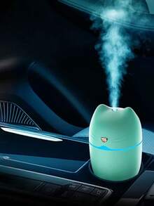 260ml Mini Humidificador de Escritorio, Difusor de Aromas con Gato de Dibujos Animados Montado en el Automóvil Alimentado por USB, Adecuado como Regalo de Cumpleaños/Día de San Valentín/Navidad/Año Nuevo - Multicolor - Ver 1