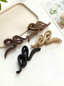 3 buc cleme de păr minimaliste cu gheare încrucișate, pentru femei, casual, versatile, drăguțe, vintage, Ombre, potrivite pentru naveta zilnică, coafuri , coafuri pe jumătate, accesorii de păr care nu dăunează, de păr la modă