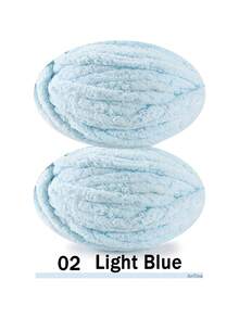 500克/250克超粗雪尼尔纱线，直径2厘米 - DIY手工编织毯，毛绒质感，厚实柔软的聚酯纤维，适合钩织舒适的枕头、毯子、地毯、宠物床、宠物窝、围巾、帽子、斜挎包等。