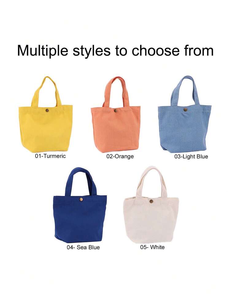 1pc, Large-Capacity Tote Bag With Embroidery Craftsmanship, Custom Tote Bag, Portable, Breathable, Laptop Bag, Schoolbag, Crossbody Bag, External Pocket Design, Extended And Reinforced Handles, Christmas Surprise, Christmas Gift, Merry Christmas, Bridesmaid Gift, Bride's Gift Exchange, Bridal Shower, Valentine's Day, Halloween, Christmas, Thanksgiving, Birthday, Homecoming Season Gifts, St Nicholas Day, Custom High-End Tote Bag - Multicolor - View 4