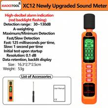 Digital Noise Meter Sound Level Meter Handheld Decibel Meter A-Weighted 30~130dB Audio Measurement Instrument Decibel Monitor