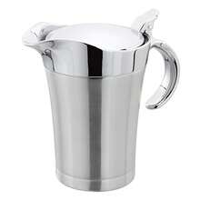 Elegant Double Insulated Stainless Steel Meat Juice Boat With Hinged Lid - Perfect For Pouring Juice And Cream, Dishwasher Washable, Suitable For Home And Restaurant Use, Reusable, Rectangular Shape, Flip Closure, Kitchen Storage Solution | Modern Kitchenware | Kitchen Supplies, Thick Juice Boat, Hot Thick Juice Cup, Thick Juice Cup, For Serving Thick Juice, Thick Juice Boat For Serving - Multicolor - View 17