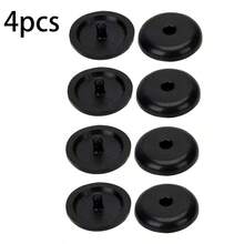 4pcs/8pcs Car Seat Belt Stopper Buckle Limiter - Black - View 5