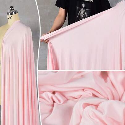 1 قطعة قماش مرن مصنوع من الحرير الصناعي عالي الجودة 75D، قابل للتنفس ومناسب لملابس اليوغا والرياضة، عرض 59 بوصة وطول 36/108/180 بوصة