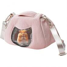 Genérico Hamster Travel Cage, Portador de hámster - Viaje portátil Portador de Animales pequeños |   Ligero Lavable Linda Bolsa para hámster Conejos Actividades de excursión de Ardilla de Conejo - 1 - Ver 8