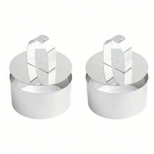 Stainless Steel 3D Round Cake Molds For DIY Bakeware Cake Molds Cupcake Mold Salad Dessert Die Mousse Ring Cake Decorting Tools - Multicolor - View 8